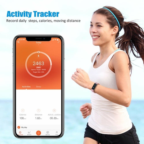 Fitness Tracker Smart Watch - Activity Monitor with Sleep Tracking