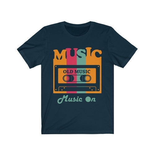 Old Cassette Type Music On T-Shirt