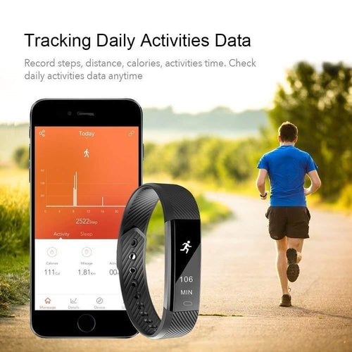 Fitness Tracker Smart Watch - Activity Monitor with Sleep Tracking