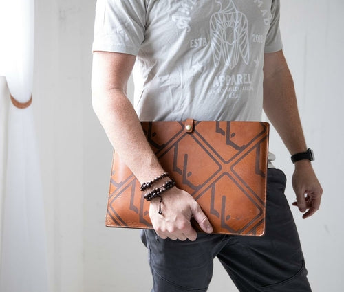 Premium Leather Laptop Sleeve - Handcrafted Full Grain with Lifetime Warranty