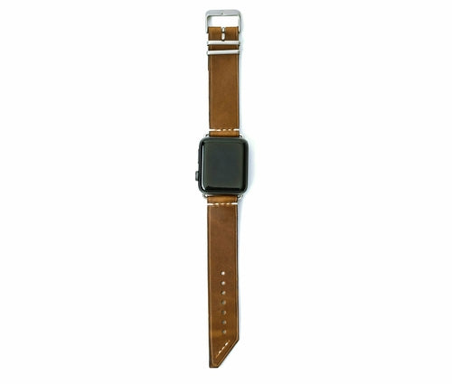 Classic Leather Apple Watch Band - Handcrafted Full Grain for All Models