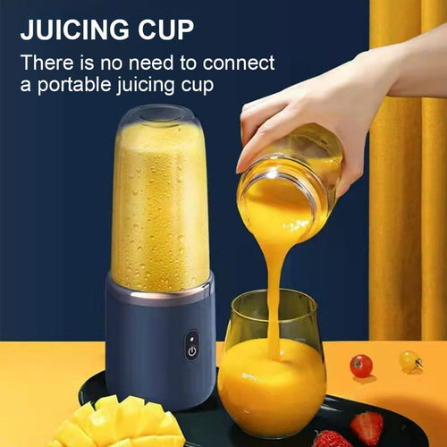 Portable USB Rechargeable Blender - 400ml Personal Smoothie Maker