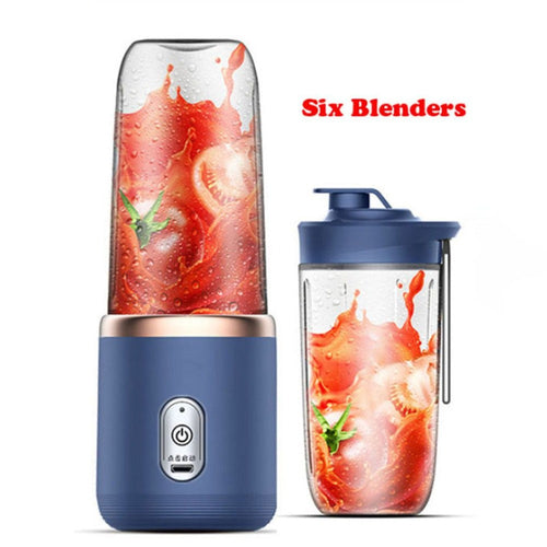Portable USB Rechargeable Blender - 400ml Personal Smoothie Maker