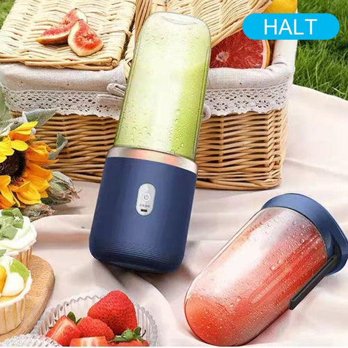 Portable USB Rechargeable Blender - 400ml Personal Smoothie Maker