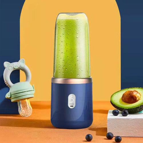 Portable USB Rechargeable Blender - 400ml Personal Smoothie Maker