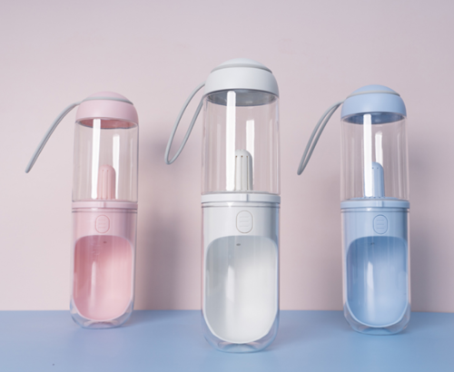 Pet Travel Water Bottle - Portable Dog Cat Water Dispenser for Outdoor