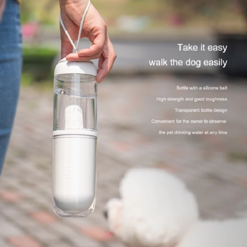 Pet Travel Water Bottle - Portable Dog Cat Water Dispenser for Outdoor