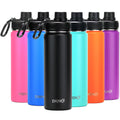 DRINCO 22oz Stainless Steel Sport Water Bottle - Insulated Black