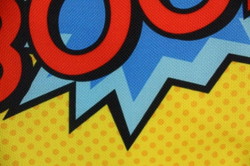 BOOM | Yellow | Anime | Fun Gifts | Pillow Cover | Home Decor |