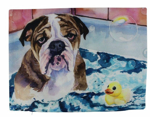 Bulldog Bath Pillow