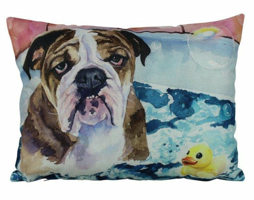 Bulldog Bath Pillow